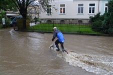 auf der Dorfstraße Olbersdorf